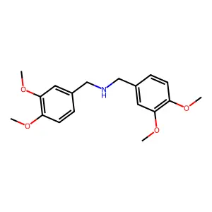 Bis(3,4-dimethoxybenzyl)amine structure