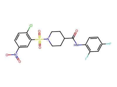 4-[[5-hydroxy-3-methyl-1-(4-methylphenyl)-1H-pyrazol-4-yl](2-nitrophenyl)methyl]-5-methyl-2-(4-methylphenyl)-2,4-dihydro-3H-pyrazol-3-one structure