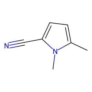 1,5-Dimethylpyrrole-2-carbonitrile structure