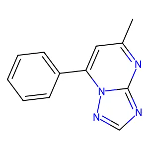 5-Methyl-7-phenyl-[1,2,4]triazolo[1,5-a]pyrimidine structure