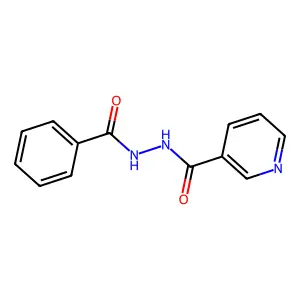 3-[(2-Benzoyl)-hydrazinocarbonyl]pyridine structure