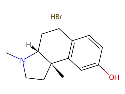 C14H19NO.BrH.1/2H2O structure