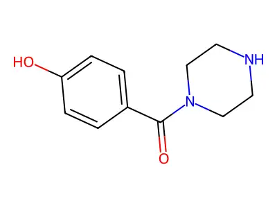 (4-Hydroxy-phenyl)-piperazin-1-yl-methanone structure