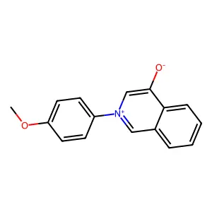 isoquinolinium, 4-hydroxy-2-(4-methoxyphenyl)hydroxide, inner salt structure