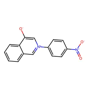 Isoquinolinium, 4-hydroxy-2-(4-nitrophenyl)hydroxide, inner salt structure