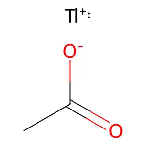 乙酸铊(I) structure