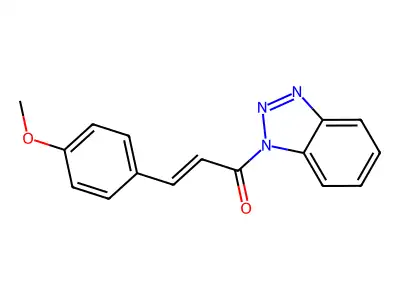1-(4-Methoxycinnamoyl)-1H-benzotriazole structure