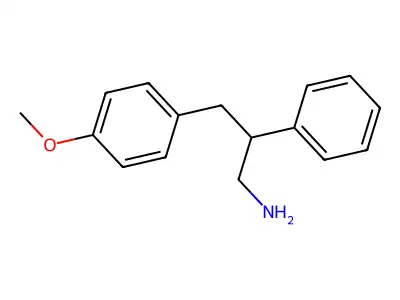 3-(4-Methoxyphenyl)-2-phenylpropan-1-amine structure