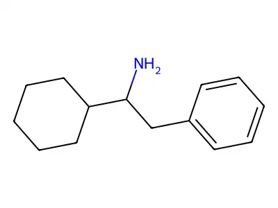 I+/--Cyclohexylbenzeneethanamine structure