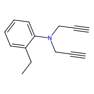 N,N-二炔丙基-2-苯乙胺 structure