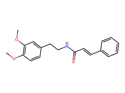 N-(2-(3,4-dimethoxyphenyl)ethyl)-3-phenyl-acrylamide structure