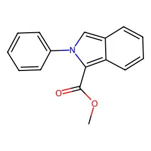 Methyl 2-phenylisoindole-1-carboxylate structure