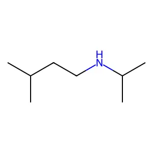 1-Butanamine, 3-methyl, N-(1-methylethyl) structure
