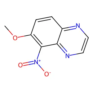 6-Methoxy-5-nitroquinoxaline structure