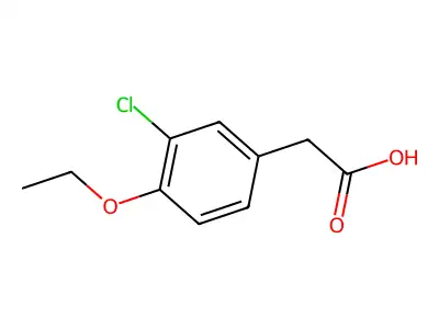 (3-Chloro-4-ethoxyphenyl)acetic acid structure