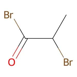 Propanoyl bromide, 2-bromo- structure