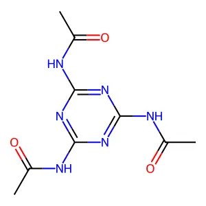 三乙酰三聚氰胺 structure