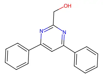 (4,6-Diphenylpyrimidin-2-yl)methanol structure