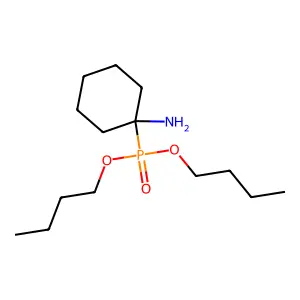 1-Dibutoxyphosphorylcyclohexan-1-amine structure