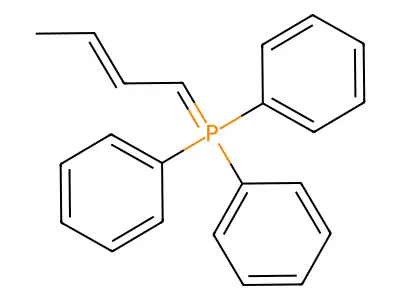 Phosphorane, 2-butenylidenetriphenyl-, (E)- structure