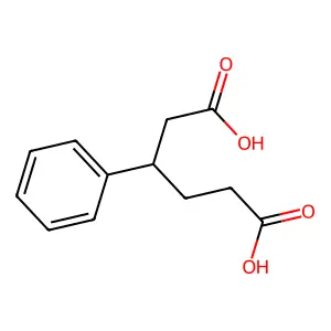 3-苯基己二酸 structure