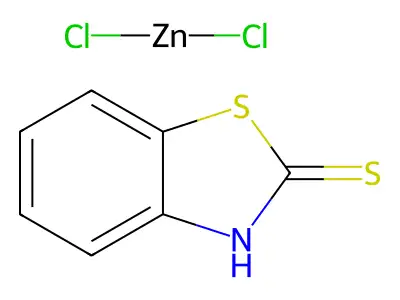 (2(3H)-Benzothiazolethione)dichlorozinc structure