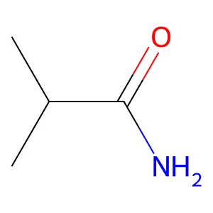 异丁酰胺 structure
