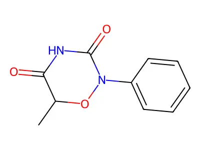 6-Methyl-2-phenyl-1,2,4-oxadiazinane-3,5-dione structure