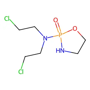 1,3,2-Oxazaphospholidine, 2-(bis(2-chloroethyl)amino)-, 2-oxide structure