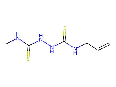 N1-Methyl-N2-2-propen-1-yl-1,2-hydrazinedicarbothioamide structure