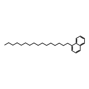 Hexadecylnaphthalene structure