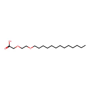 Poly(oxy-1,2-ethanediyl), alpha-(carboxymethyl)-omega-(tridecyloxy)- structure