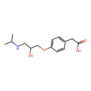 美托洛尔酸 structure