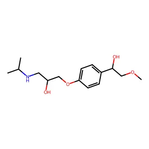 alpha-Hydroxymetoprolol structure
