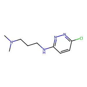 3-Chloro-6-[3-dimethylaminopropylamino]pyridazine structure