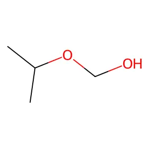 Isopropoxymethanol structure