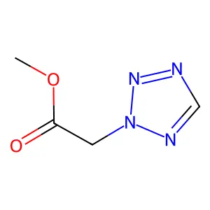 Methyl 2-(tetrazol-2-yl)acetate structure