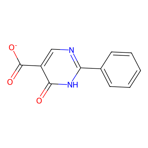 6-oxo-2-phenyl-1H-pyrimidine-5-carboxylate structure