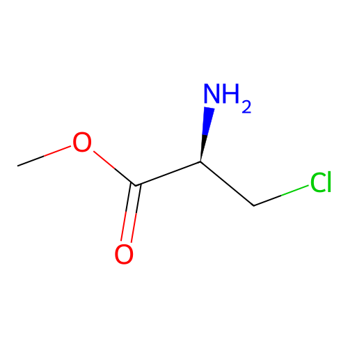 (R)-methyl 2-amino-3-chloropropanoate structure