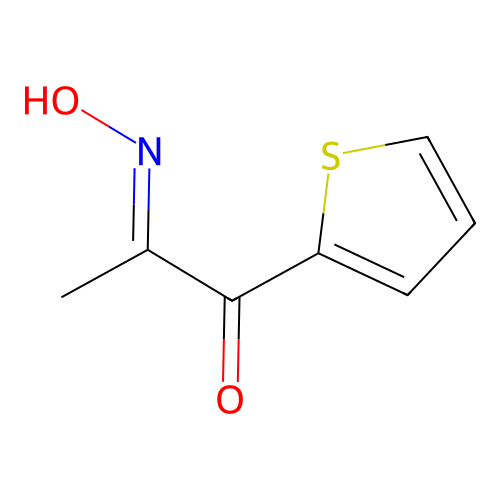 2-Hydroxyimino-1-thiophen-2-ylpropan-1-one structure