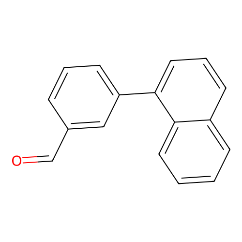 3-Naphthalen-1-yl-benzaldehyde structure