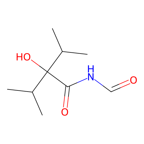 2-羟基-2,2-二异丙基-N-甲酰乙酰胺 structure