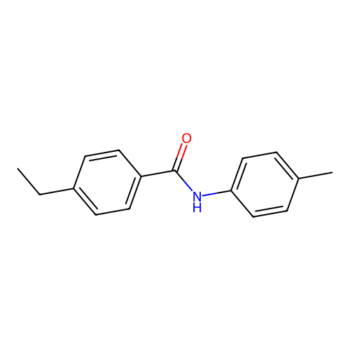 4-ethyl-N-(4-methylphenyl)benzamide structure