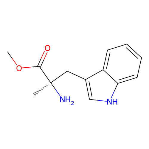 DL-a-Methyltryptophan methyl ester structure
