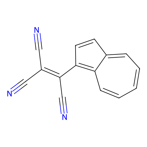 2-(Azulen-1-yl)ethene-1,1,2-tricarbonitrile structure