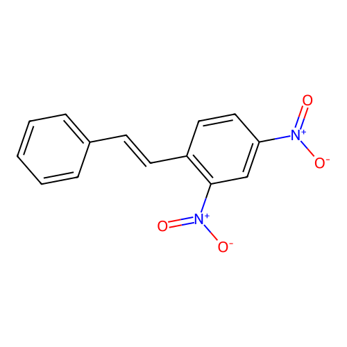 2,4-Dinitrostilbene structure