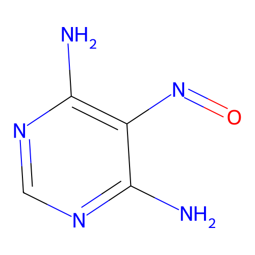 5-Nitroso-4,6-pyrimidinediamine structure