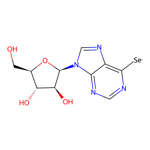 6-Selenopurine arabinoside structure