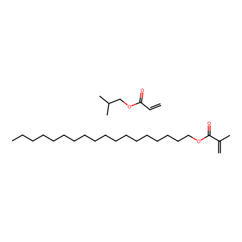 2-Methylpropyl prop-2-enoate--octadecyl 2-methylprop-2-enoate (1/1) structure