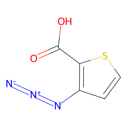 3-Azidothiophene-2-carboxylic acid structure